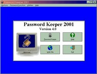 Password Keeper 2001 screenshot